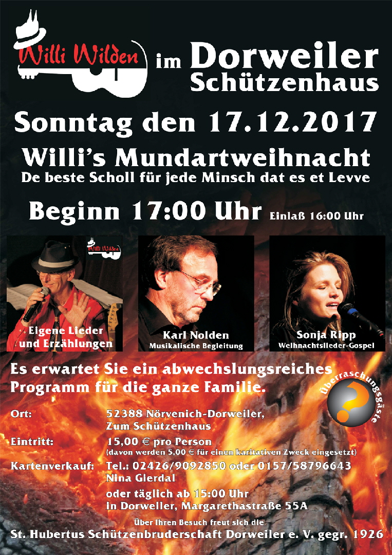 V3-Willi Wilden in Dorweiler Plakat 11-2017